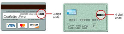 Visa, Mastercard and Discover CVV is 3 digits found on back of card. American Express is a 4 digit number found on front of card.