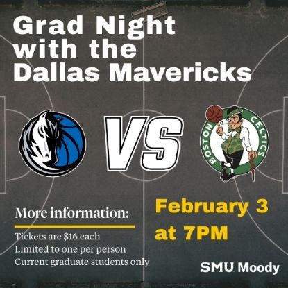 Picture of Moody Student Life Event: Dallas Mavericks Tickets